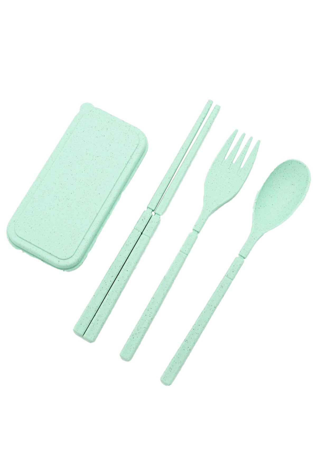 Star Babies Organic Mini Fork, Spoon & Chopstick Set - 3 Pcs