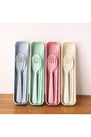 Star Babies Stainless Steel Food Jar with Fork-Spoon Set Pink