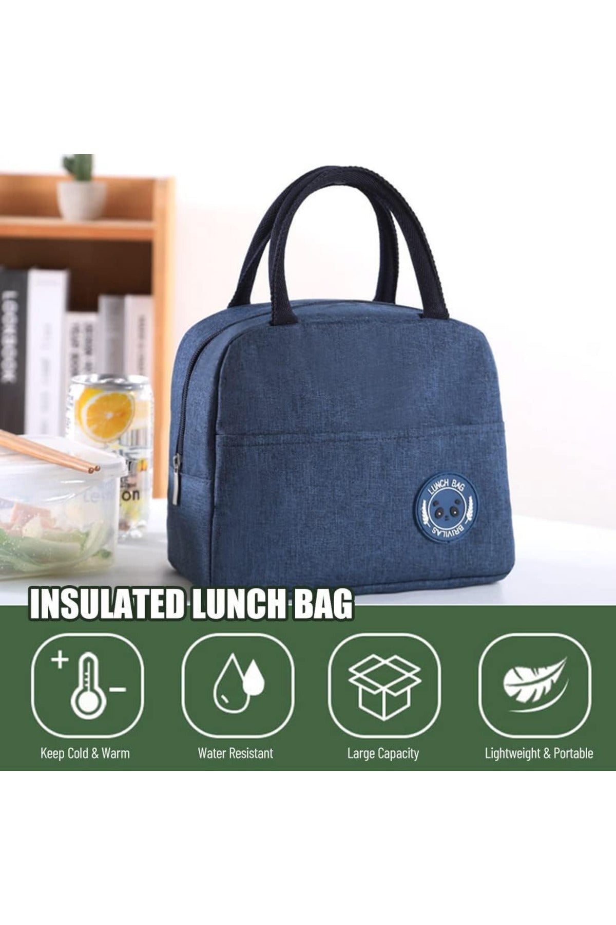Star Babies 3-in-1 School Lunch Combo – Insulated Lunch Bag, Leak-Proof Bento Lunch Box, and  Stainless Steel Mini Food Jar Set for Kids, Toddlers & School