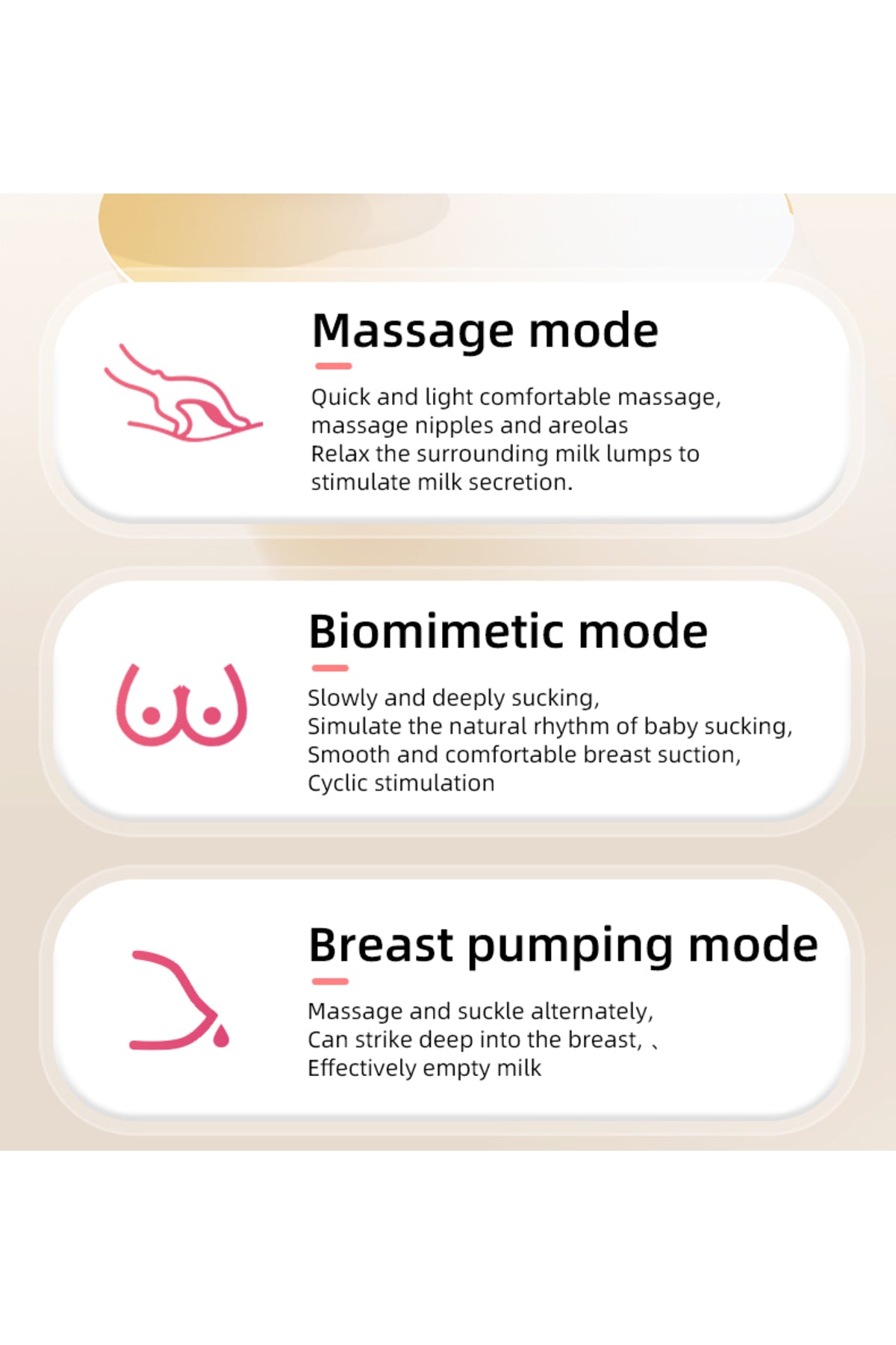Electric Breast Pump With 3 Modes 10 Levels | Hands-Free, Rechargeable, Wearable, Portable - Massage And Breastfeeding Pumping Mode, Smart LED Display