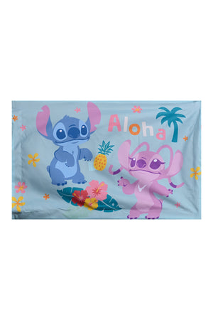 Lilo & Stitch 5-Piece Comforter Set, Brushed Microfiber, Polyester Shell, – Blue