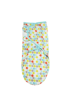 MOON Organic Swaddler - Blue