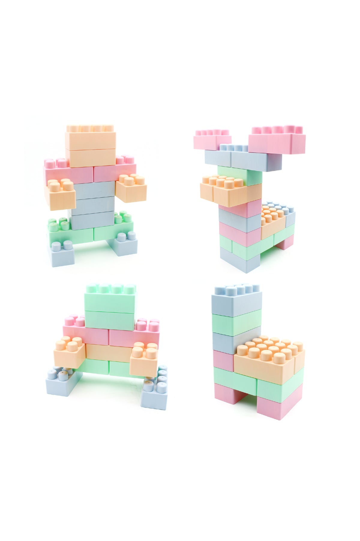 MOON Playpool Building Blocks | PP Block Play Set | Multicolour | 18 Months+