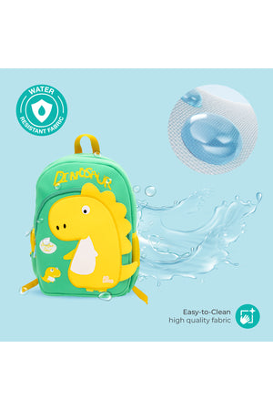 MOON Kids Backpack  – Comfy 3D Design,Padded Straps, Waterproof-Perfect for Preschool, Nursery, Snacks & Lunchbox-Dinosuar
