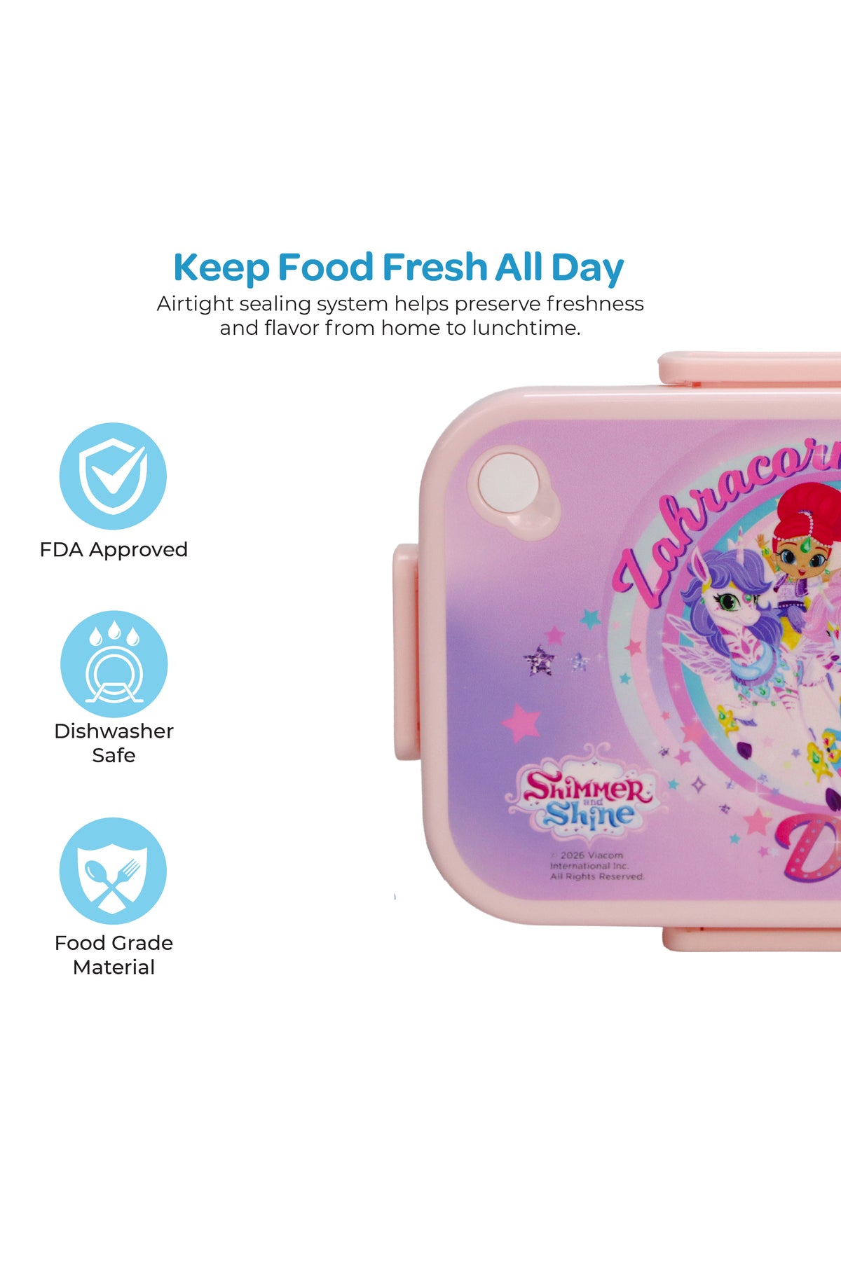 MOON Kids Lunch Box | PP + Stainless Steel Insulated Tiffin Box | Leak-Proof, BPA-Free, Durable School Lunch Box for Boys & Girls | Easy Open Clips | Food Safe Eco-Friendly Kids Meal Box