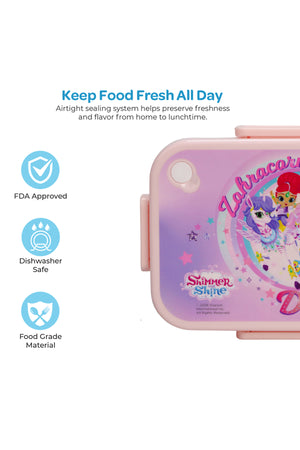 MOON Kids Lunch Box | PP + Stainless Steel Insulated Tiffin Box | Leak-Proof, BPA-Free, Durable School Lunch Box for Boys & Girls | Easy Open Clips | Food Safe Eco-Friendly Kids Meal Box