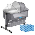 Star Babies Bedside Crib With Disposable Changing Mats - Pack Of 25