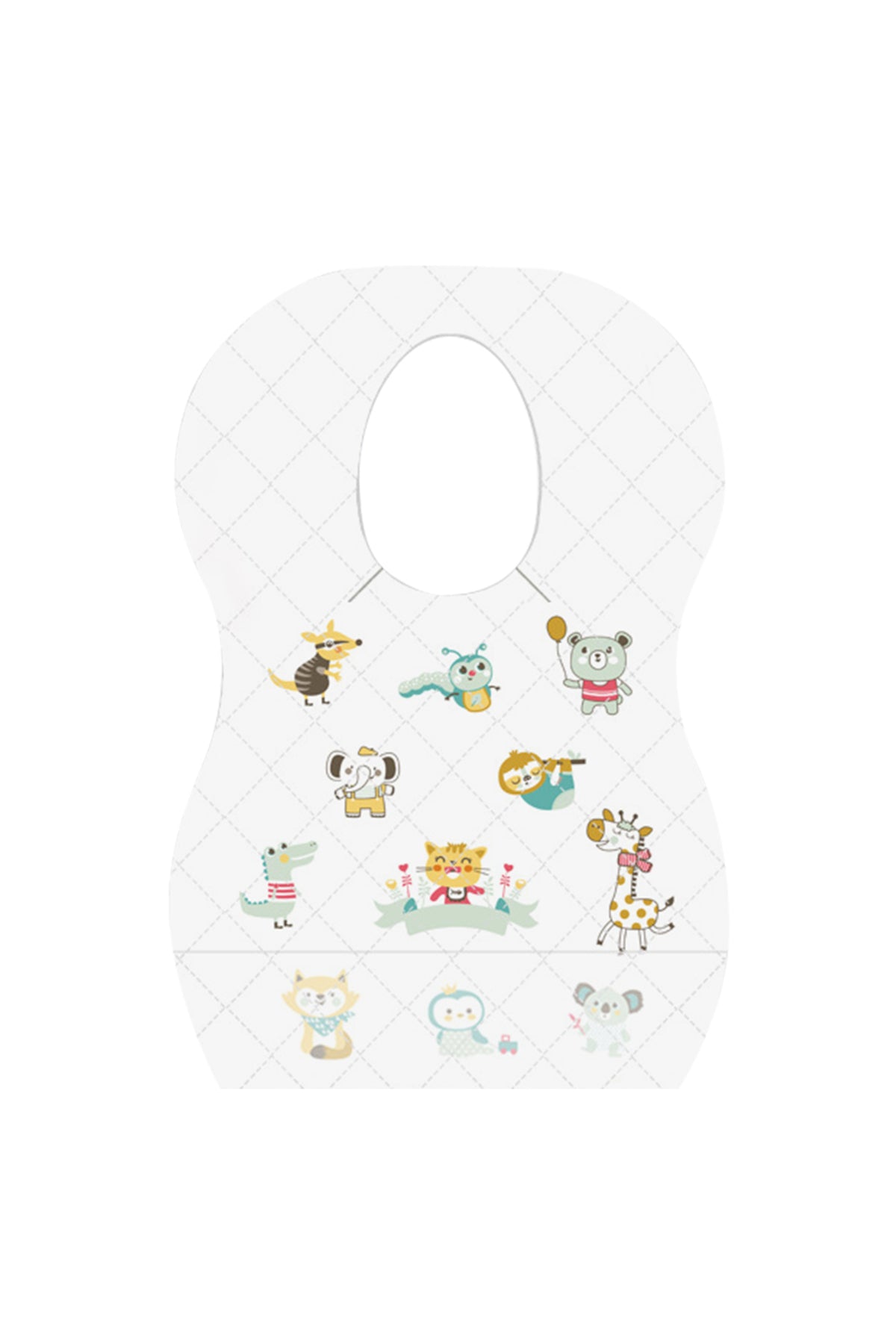 Star Babies - Disposable Bibs - Animal Print - Pack of 8
