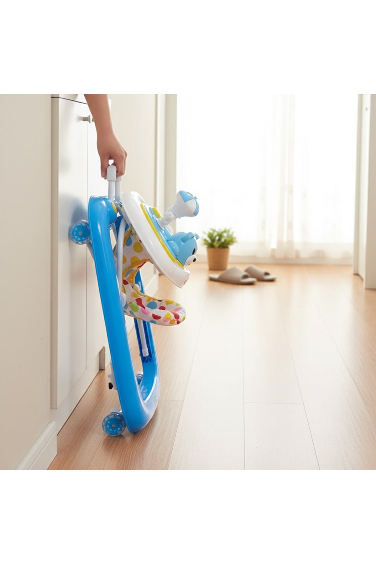 Star Babies - Baby Walker With Wheels - Blue