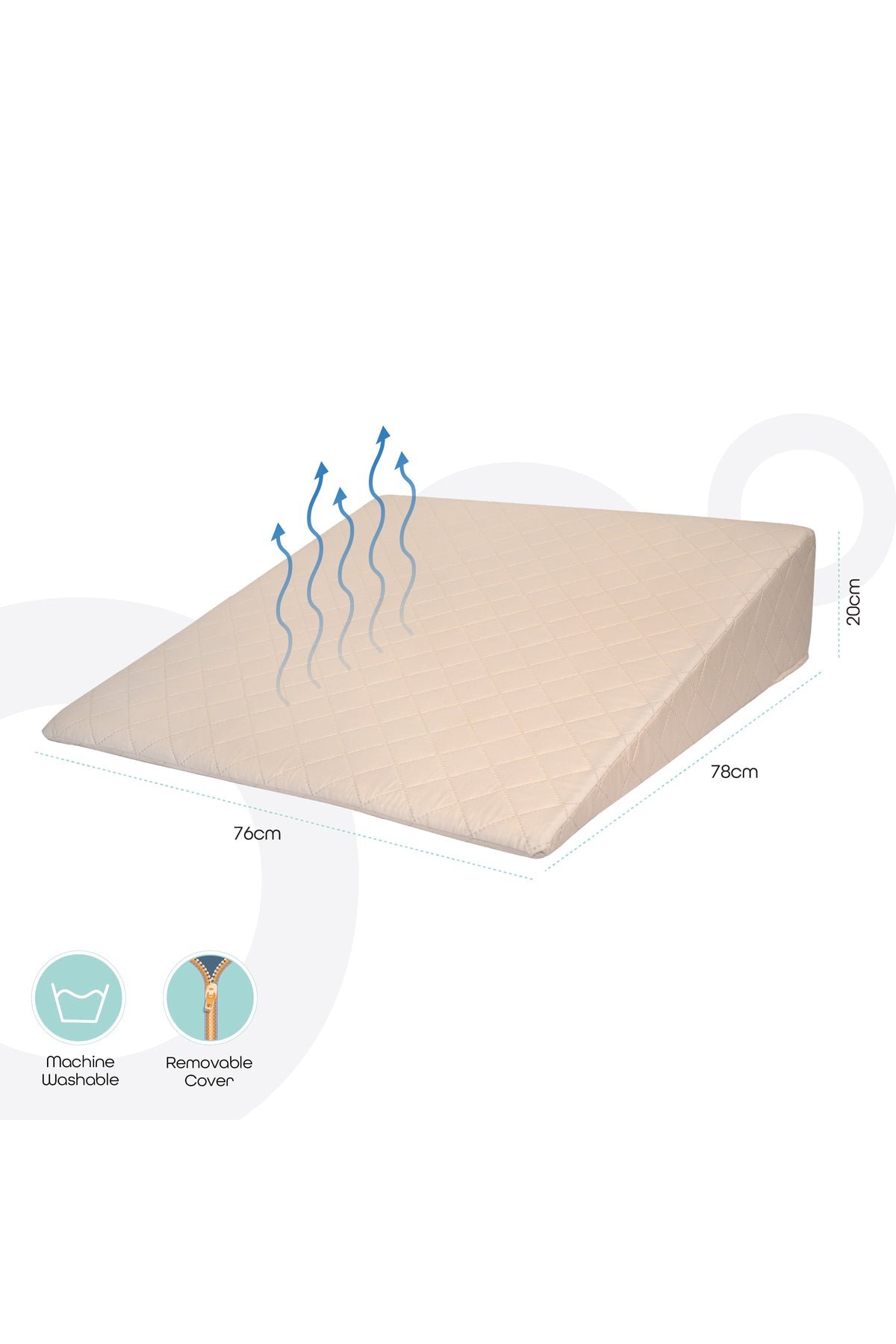 MOON  Wedge Pillow for GERD Acid Reflux