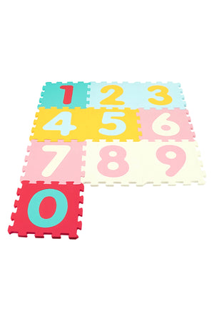 MOON Kids Puzzle Activity Floor Mat - 10PCS,NUMBER PUZZLE
