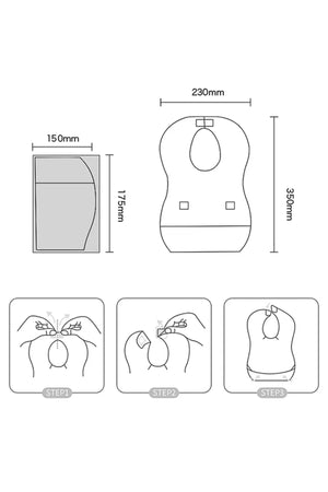 Star Babies - Disposable Bibs - Pack of 15 - Dinosaur Print