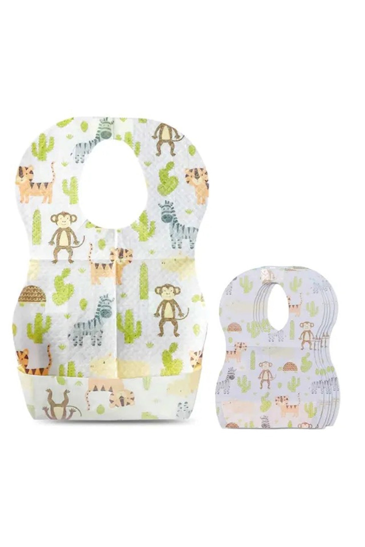 Star Babies Disposable Bibs Pack of 10 - Animals