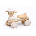 StarMarz Musical Animal Ride-On for Toddlers, Cute Sheep Design with Lights & Music, Smooth Wheels, Indoor Baby Ride-On Toy for Kids 1–4 Years - Beige