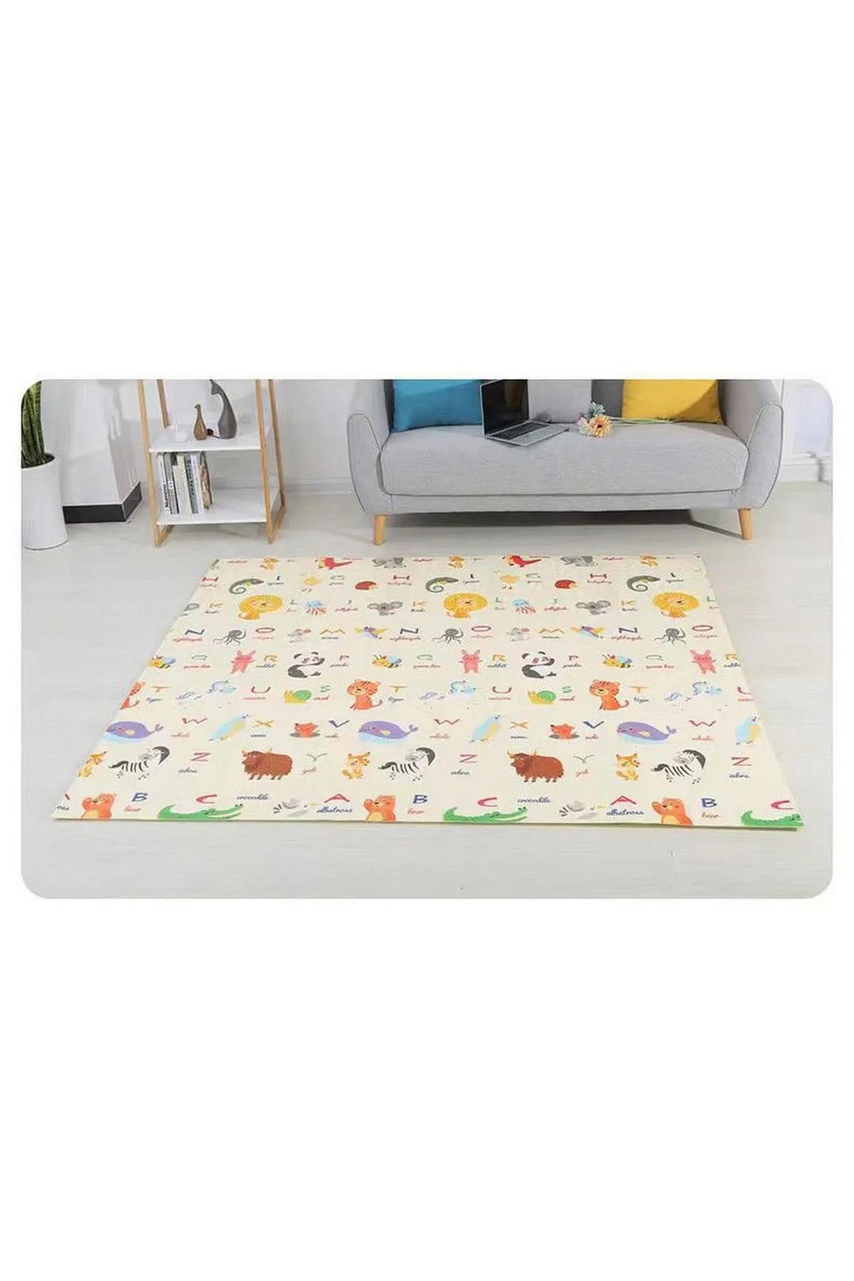 StarMarz Xpe Baby Play Mat – 180×150×1Cm, Xpe Foam + Opp Film Material-Multicolor