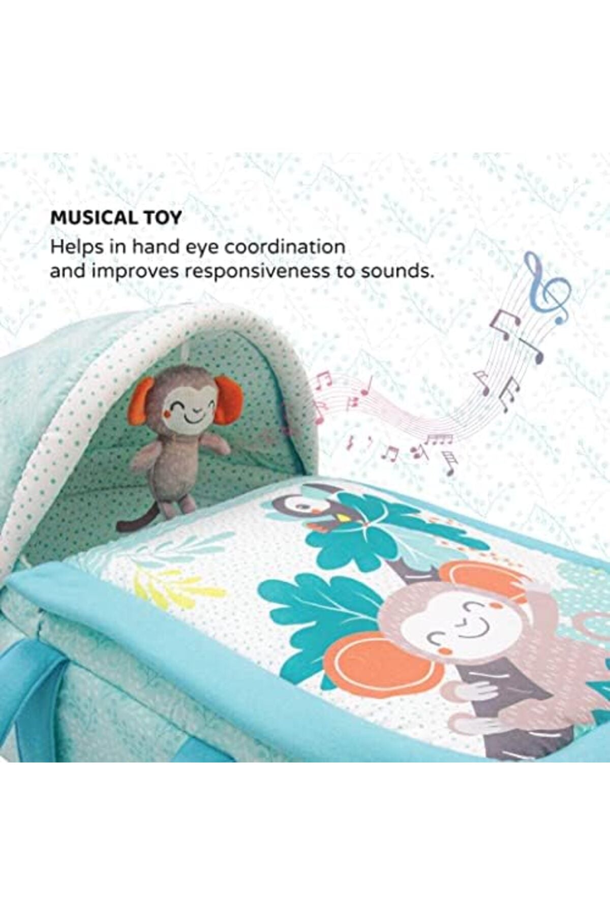 MOON Jungle Friends Moses basket