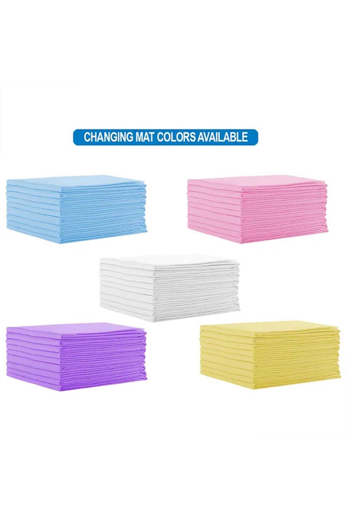 Star Babies 6-Piece Disposable Changing Mats - Large