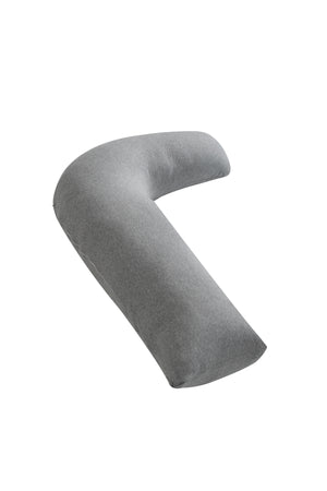 MOON Organic L Shaped Maternity Pillow-Light Grey