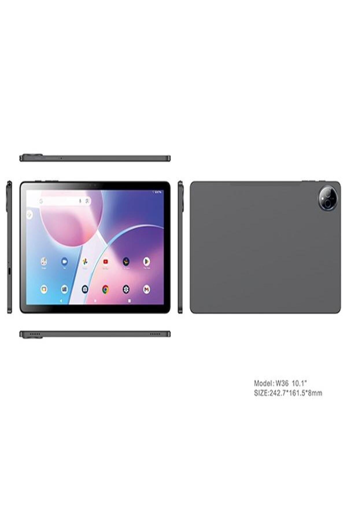 Oteeto TAB 14 Pro Tablet Wifi+5G with keyboard, Touch pen and mouse – 8GB RAM / 512GB Memory – Gray