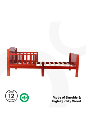 MOON Wooden Toddler Bed(143 x 73 x 60) -Brown