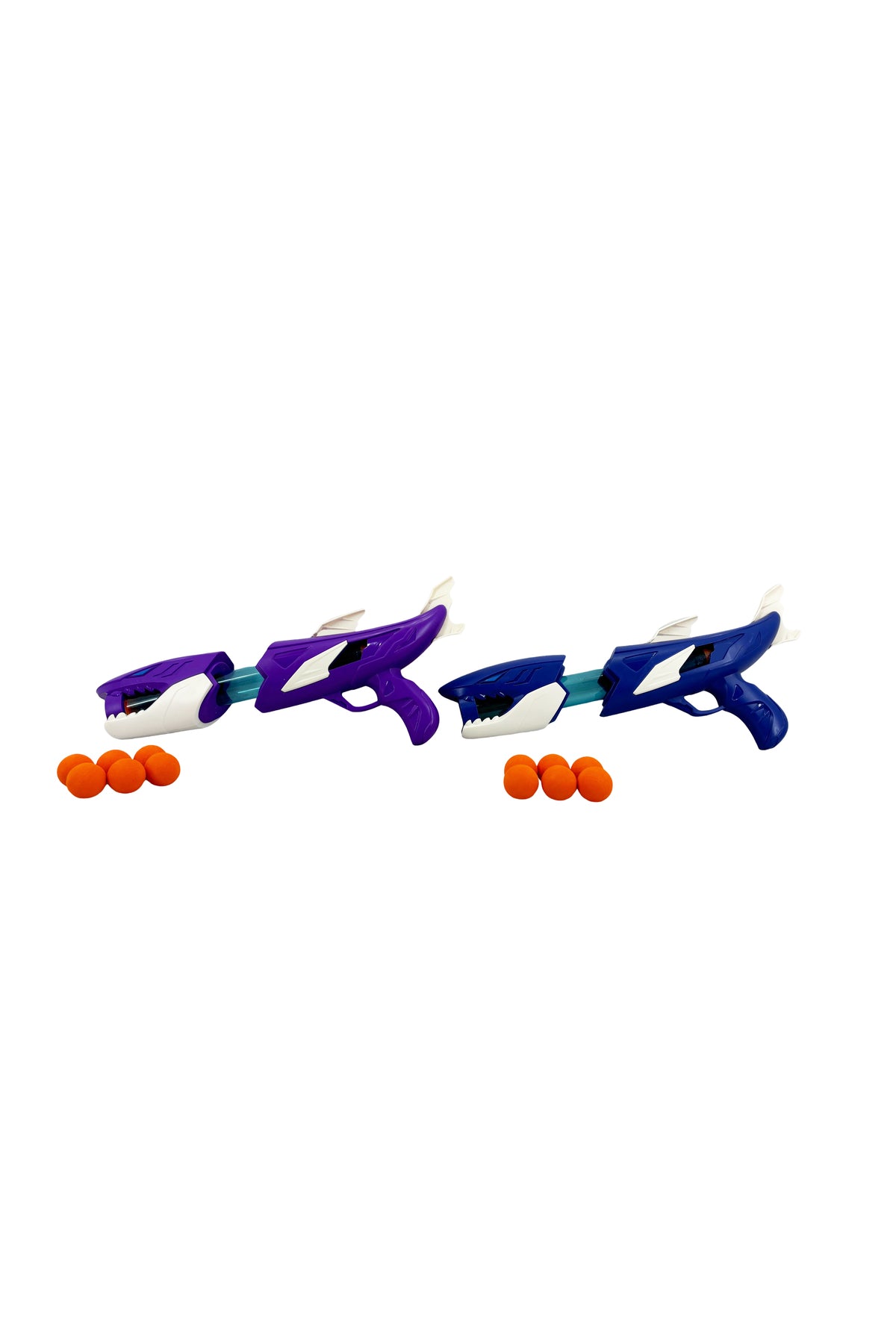 Galaxy Shark Popper Catapult Gun for Kids, Shark-Themed Ball Shooter with Soft Foam Balls, Long Range Shooting Toy Up to 25 Feet, Outdoor Action Play Set for Boys and Girls Age 6+
