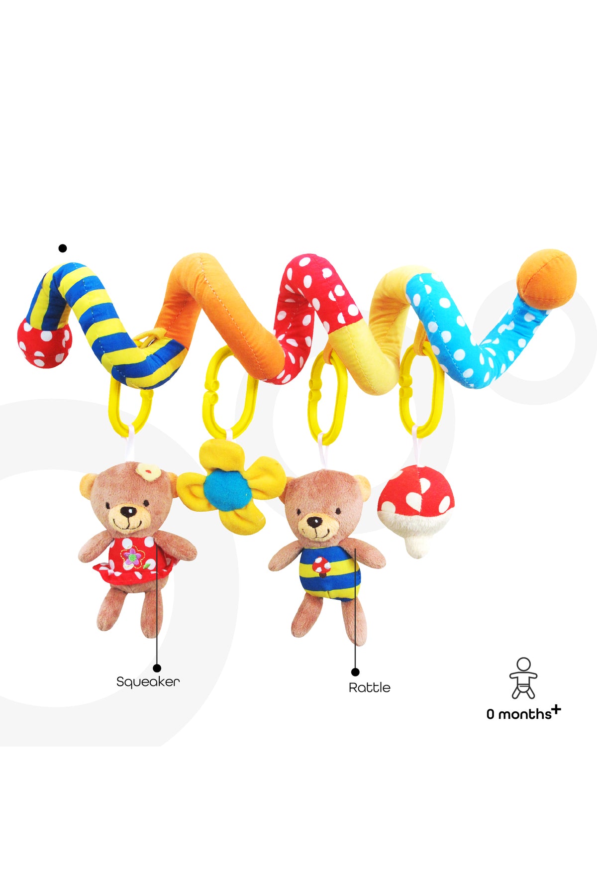 MOON Spiral Activity Toy - Bears