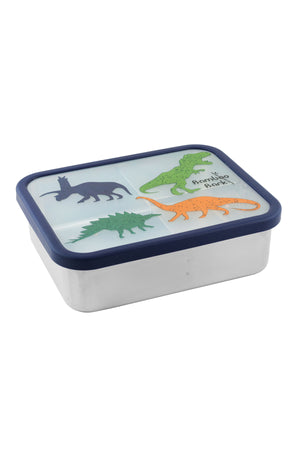 Bamboo Bark stainless steel lunch box, bento, snack box with compartments for kids, childrend, toddler at school nursery