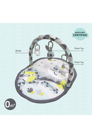 MOON a good night mat with single arch Om+, Baby playmat & Activity Gym