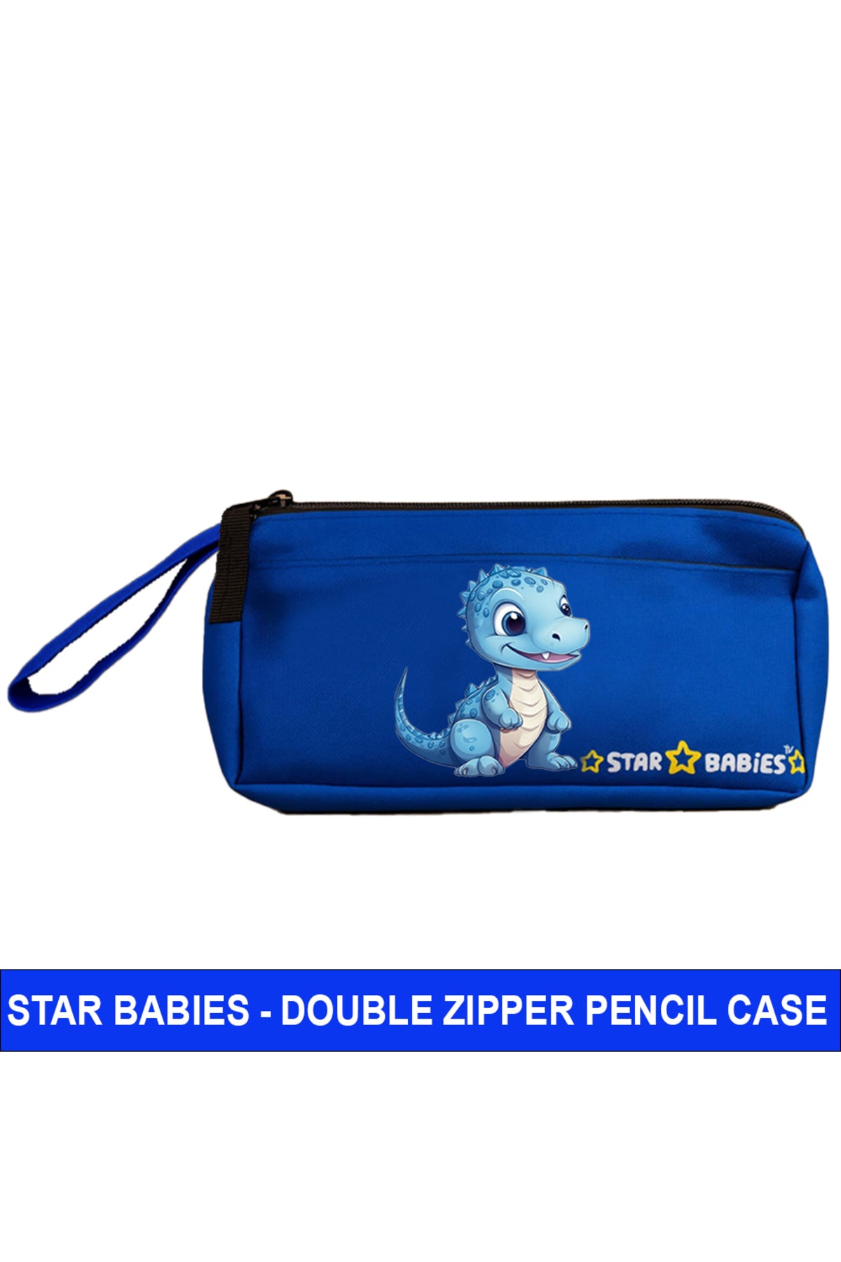 Star Babies - Double Zipper Pencil Case - Dino