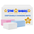 Star Babies Disposable Changing Mats Rainbow Large - Pack of 40