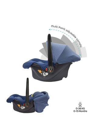 MOON Bibo Baby Carrier/Car Seat -  Blue