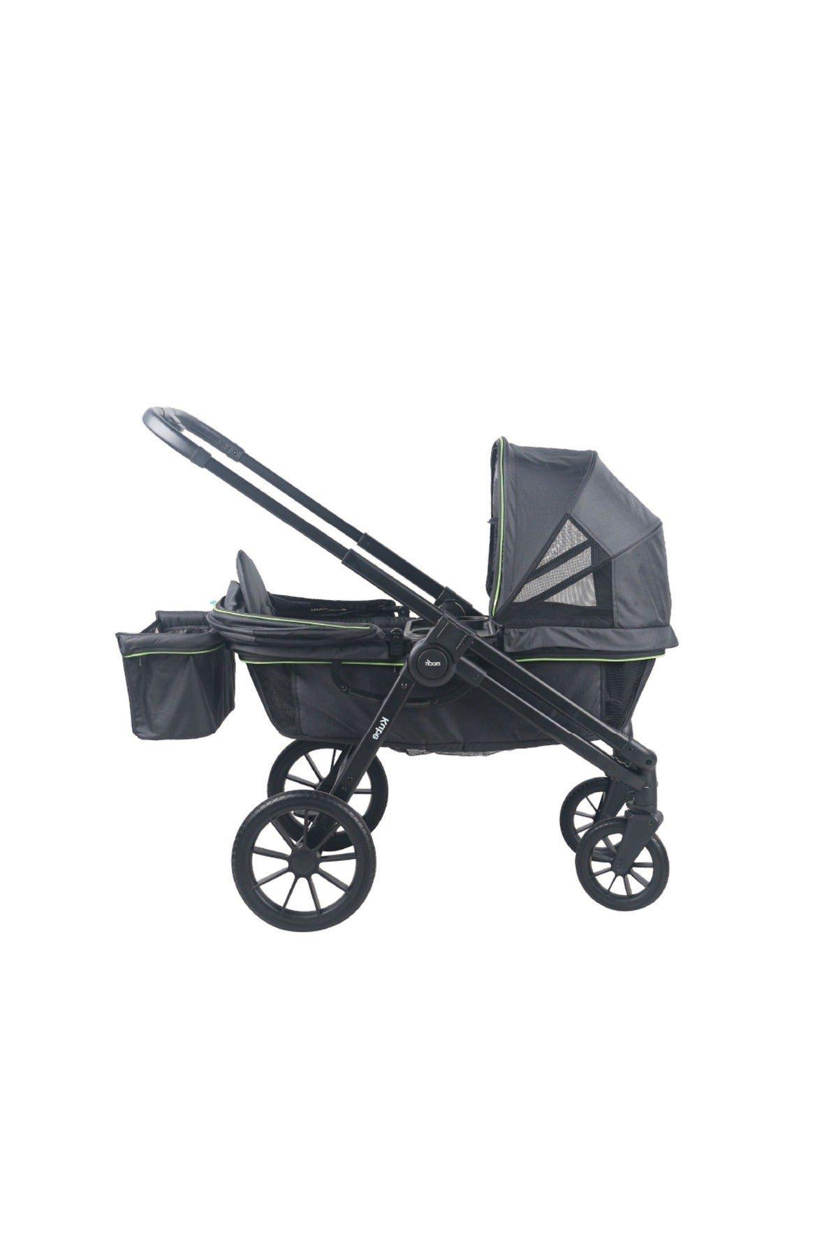 MOON Kube Wagon Stroller -Black