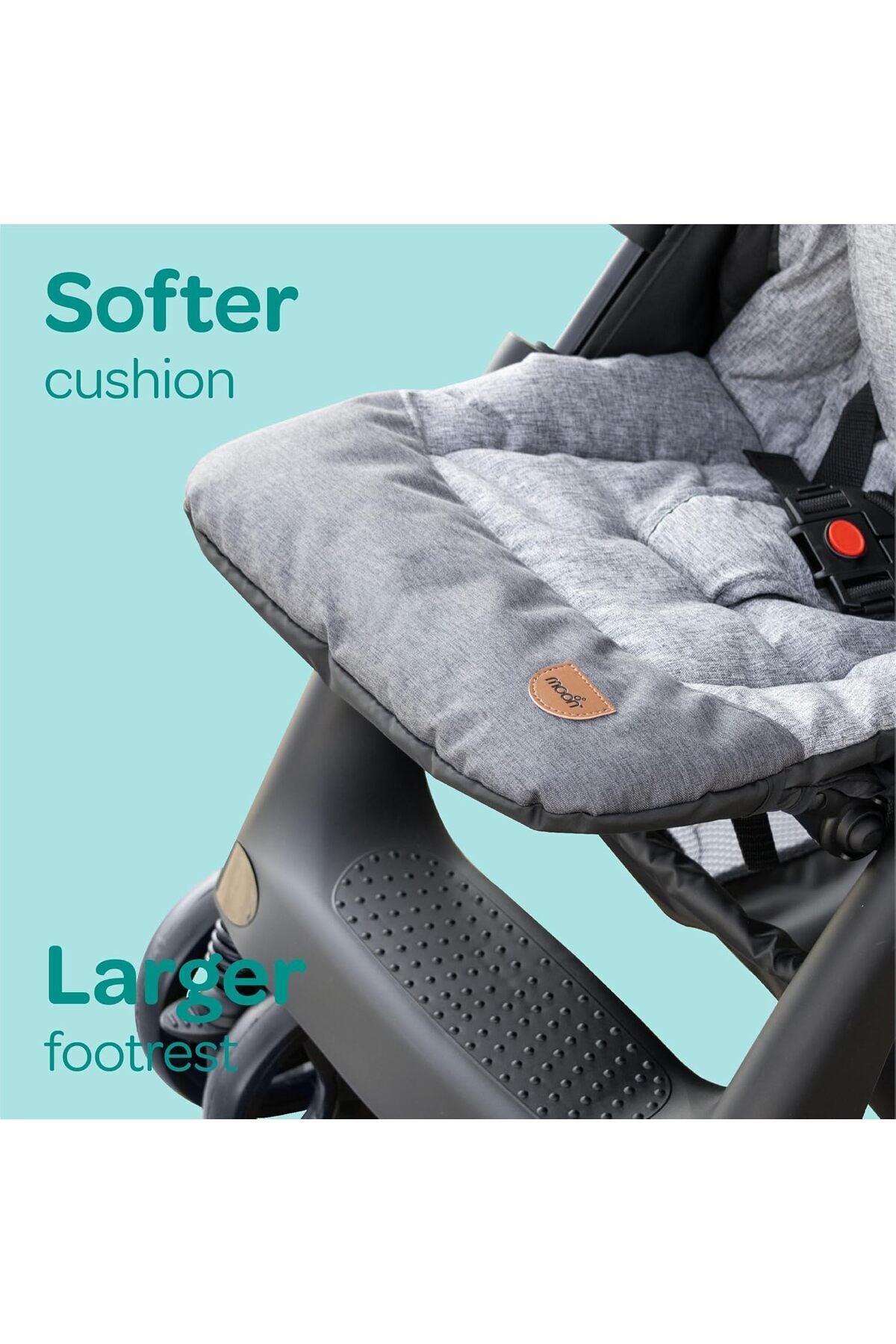 MOON Aria Baby Stroller Travel Gear -Dark Grey