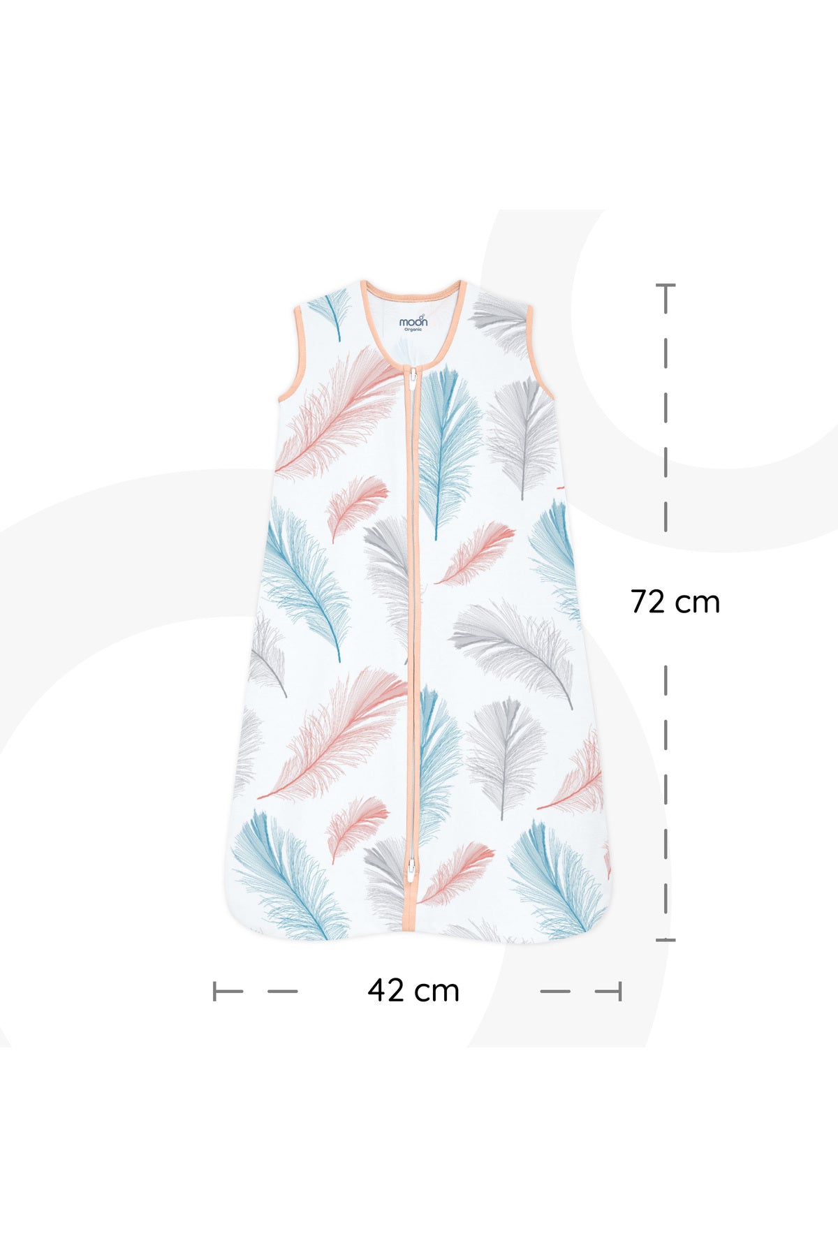 MOON Organic Sleepsack -Feature and Pink L