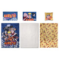 Naruto 5-In-1 Comforter Set – Brushed Microfiber, Polyester Shell – Orange
