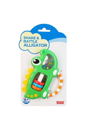 Little Learners My First Rattle (Croco) - Baby Rattle Toy