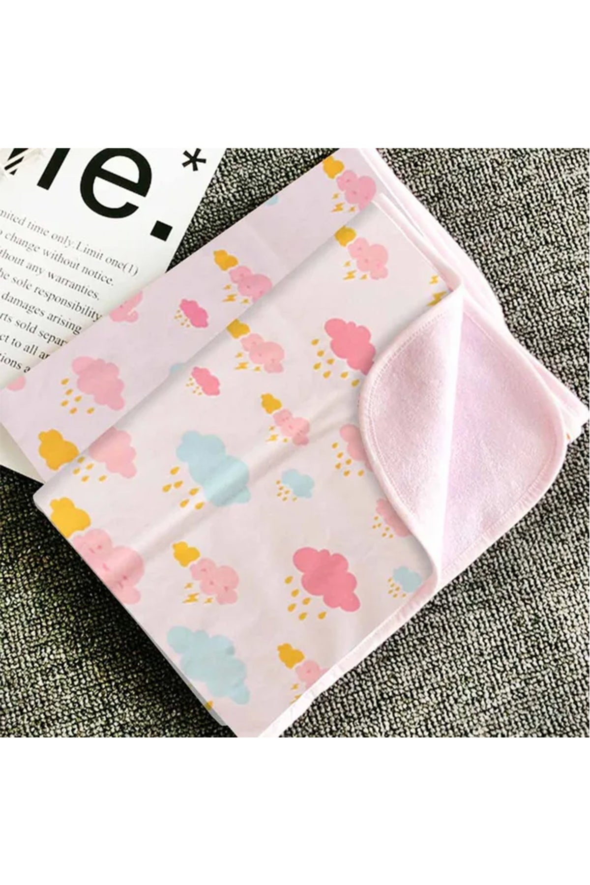 Star Babies - Reusable Changing Mats - Pink printed