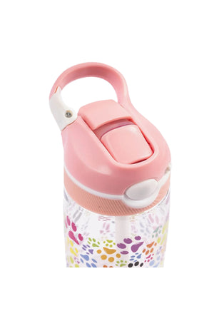 Cocobee Tritan Leakproof Water Bottle, 480Ml – Bpa Free, Push-Button Lid, Age 3+ (Pink)