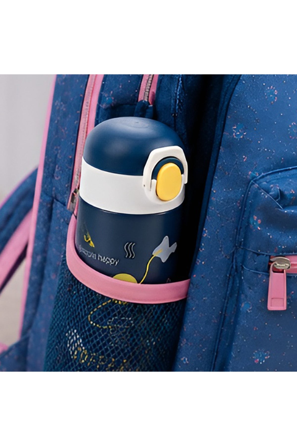 Cocobee 500Ml Insulated Stainless Steel Water Bottle – Leakproof, Odour-Free, With Soft Grip Handle (Ages 3+) – Blue