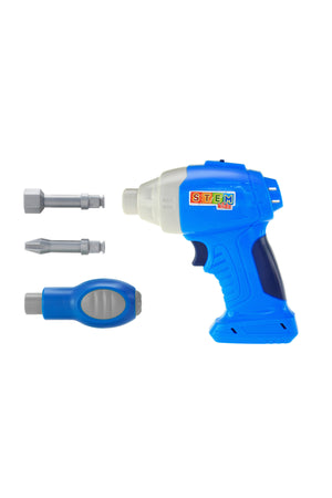 Little Learners Create a Racer - Take Apart and Build Again Toy, Battery Operated Power Drill, Develops Coordination and Puzzle Solving, 3Y+