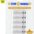Star Babies Scented Bag White Pack of 10 (150 Bags)22x32cm