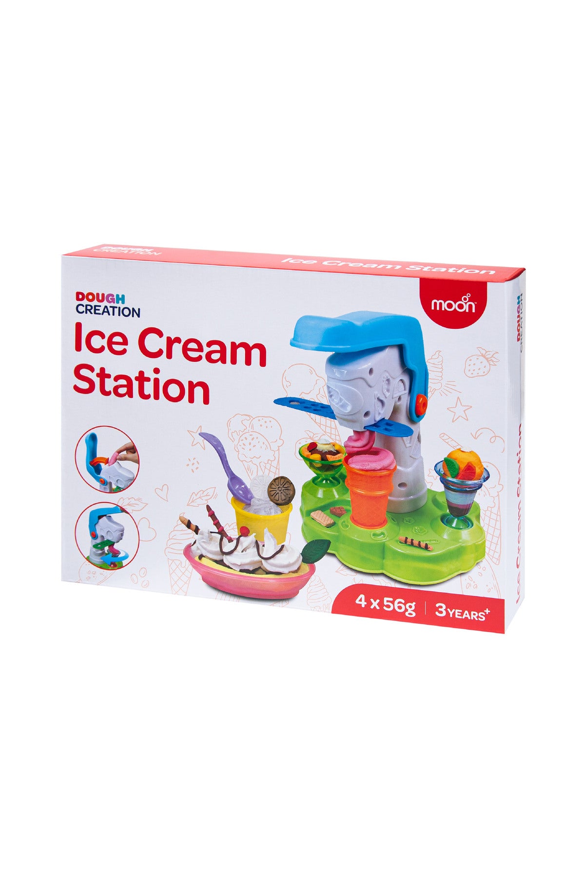 MOON Kid's Dough Ice-Cream Station. 4 x 50g dough pot.