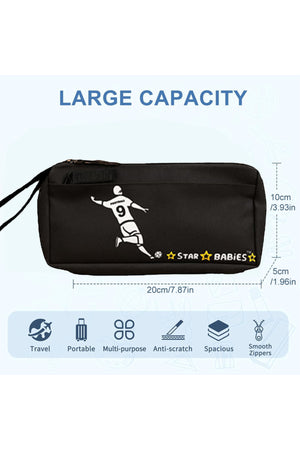 Star Babies - Double Zipper Pencil Case - Football