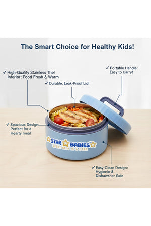 Star Babies - Stainless steel Food jar set of 2 combo for food / soup / salad .