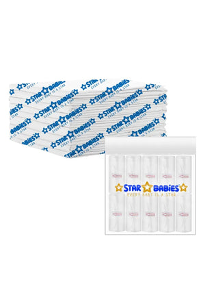 Star Babies - Disposable Changing Mat with Scented Bag - 10pcs - White