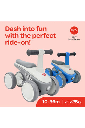 MOON Dasher Kids Balance Bike Kids cycles for 1-3 years-Grey