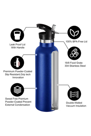 Star Babies Kids Backpack and Insulated Stainless Steel Water Bottle 2-Piece Set – Durable School Bag & Leak-Proof Bottle Bundle for Boys & Girls