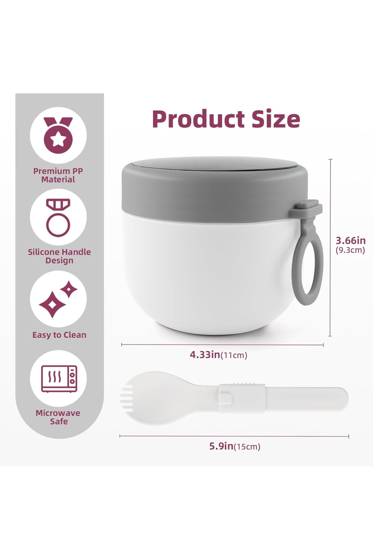 Star Babies - Stainless steel Food jar set of 2 combo for food / soup / salad .