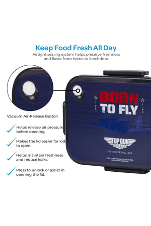 MOON Kids Lunch Box | PP + Stainless Steel Insulated Tiffin Box | Leak-Proof, BPA-Free, Durable School Lunch Box for Boys & Girls | Easy Open Clips | Food Safe Eco-Friendly Kids Meal Box