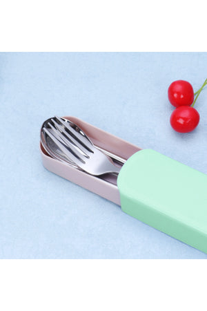 Star Babies - Spoon, Fork & Chopsticks Set - Green